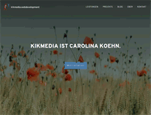 Tablet Screenshot of kikmedia.de